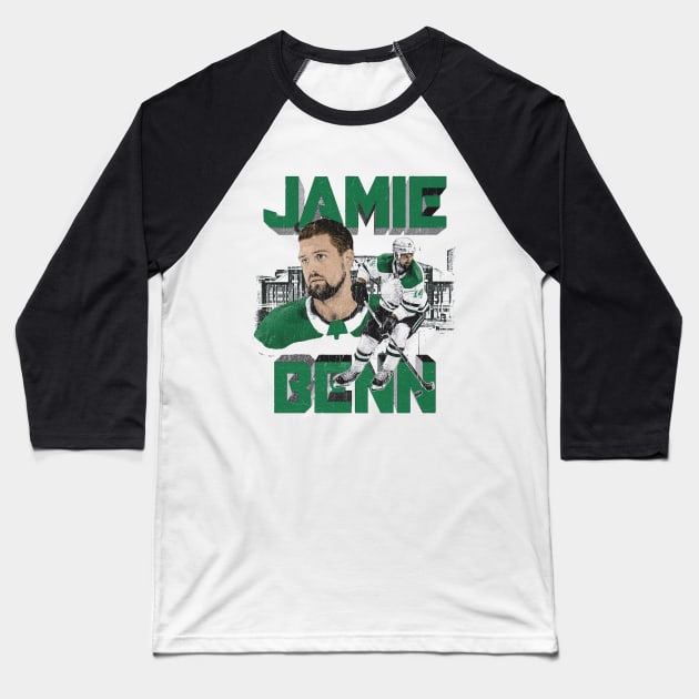 Jamie Benn Dallas Block Baseball T-Shirt by ClarityMacaws